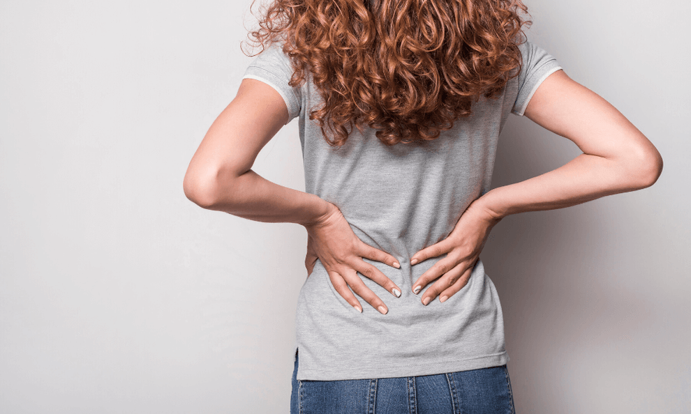 Back pain in a girl